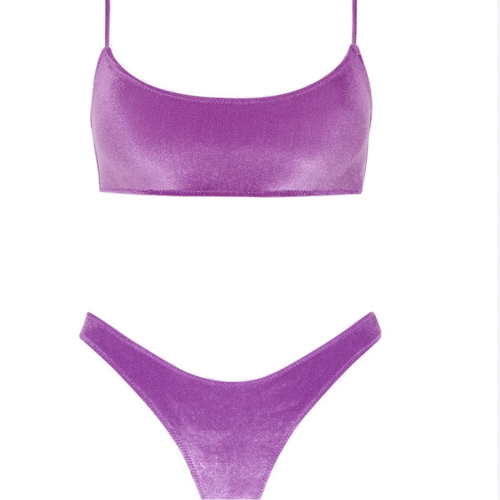 Purple Triangle bikini